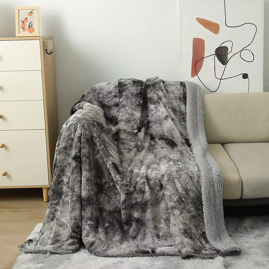 PV Fleece Sherpa Blanket