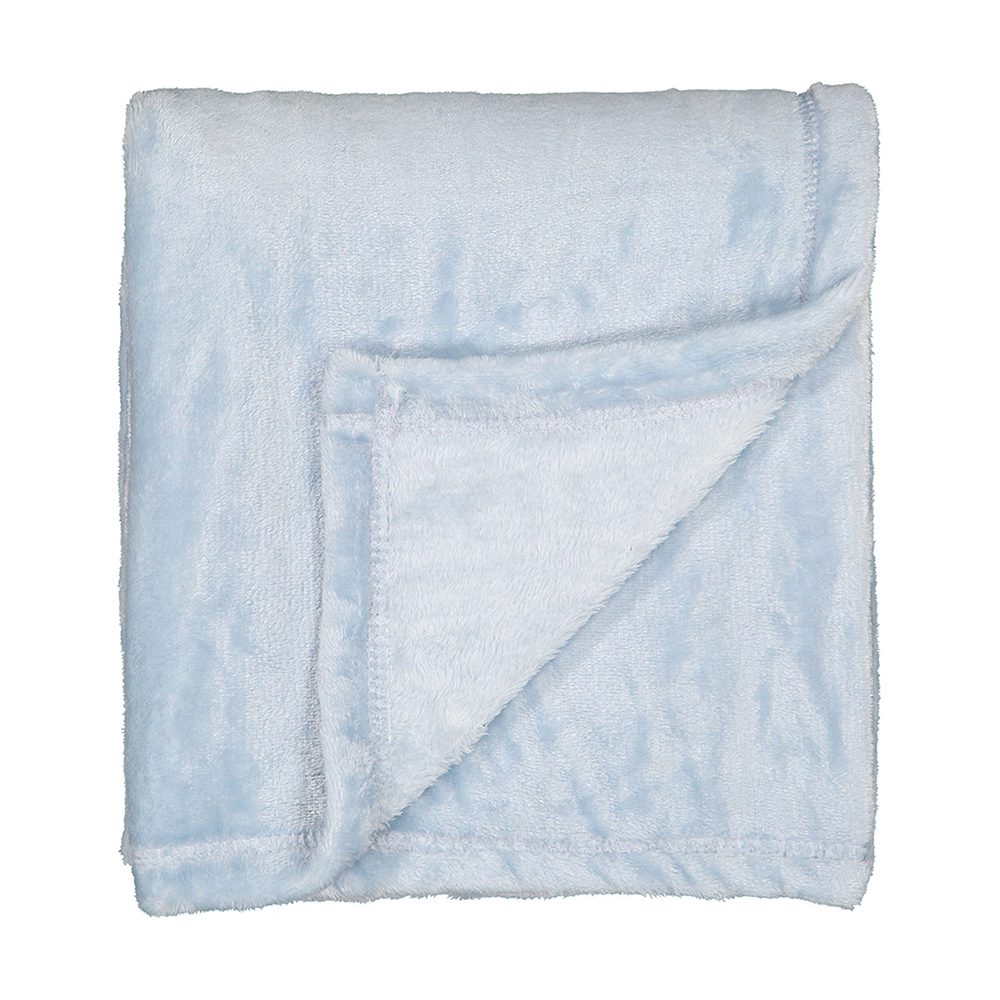 Solid Coral Fleece Blanket